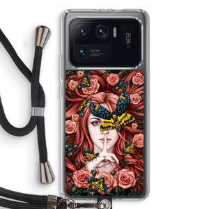 Lady Moth: Xiaomi Mi 11 Ultra Transparant Hoesje met koord