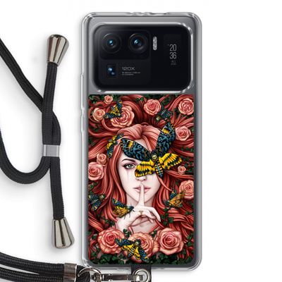 Lady Moth: Xiaomi Mi 11 Ultra Transparant Hoesje met koord