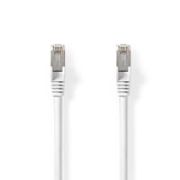 Nedis Cat 8.1 Netwerkkabel | S/FTP | RJ45 Male | RJ45 Male | 20.0 m | Rond | LSZH | Wit | Label - CCGL85520WT200