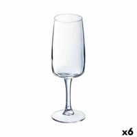 Champagneglas Luminarc Equip Home Transparant Glas 170 ml (6 Stuks)