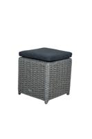 Aruba bijzetkrukje de luxe 127 mm licht grijs