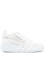 Giuseppe Zanotti baskets Talon à bords francs - Blanc