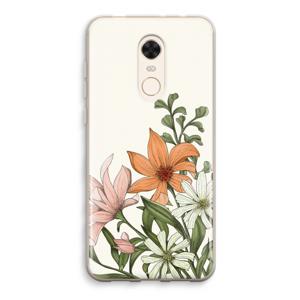 Floral bouquet: Xiaomi Redmi 5 Transparant Hoesje