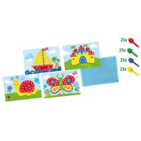 SES mozaïekbord met kaarten