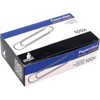 Kangaro papierklemmen 50 mm rond verzinkt, doos 100 stuks