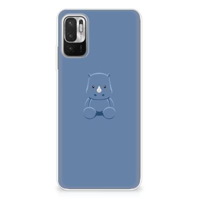 Xiaomi Redmi Note 10/10T 5G | Poco M3 Pro Telefoonhoesje met Naam Baby Rhino Xiaomi Redmi Note 10/10T 5G | Poco M3 Pro Telefoonhoesje met Naam Baby Rhino