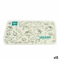 Individueel tafelkleed Wit Groen (33 x 0,3 x 48 cm) (12 Stuks)