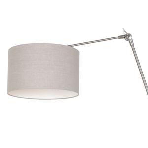 Steinhauer Wand LeeslampPrestige Chic RVS met 30cm taupe lampenkap - 8107ST