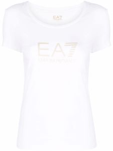 Ea7 Emporio Armani t-shirt à logo imprimé - Blanc