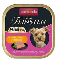 ANIMONDA Vom Feinsten Adult Mini Chicken, goose and parsley - nat hondenvoer - 100g