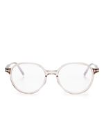 TOM FORD Eyewear lunettes de vue à monture ronde - Rose - thumbnail