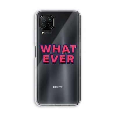 Whatever: Huawei P40 Lite Transparant Hoesje