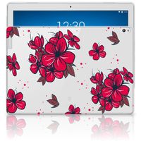 Lenovo Tab P10 Siliconen Hoesje Blossom Red