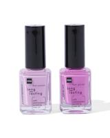 HEMA Long lasting nagellak set paars 2-delig