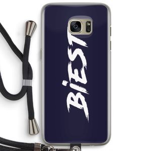 Biest: Samsung Galaxy S7 Edge Transparant Hoesje met koord