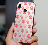 Huawei mobiel stickers hondenpootjes Huawei mobiel stickers hondenpootjes