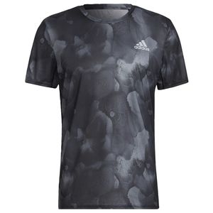 adidas Trainingsshirt Fast Graphic GFX - Zwart/Zilver