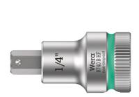 Wera 8740 B HF Binnenzeskant Zyklop Bitdop met 3/8"-aandrijving met vasthoudfunctie, 1/4" x 35 mm - 1 stuk(s) - 05003089001