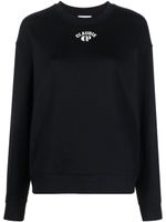 Claudie Pierlot sweat en coton à logo brodé - Bleu