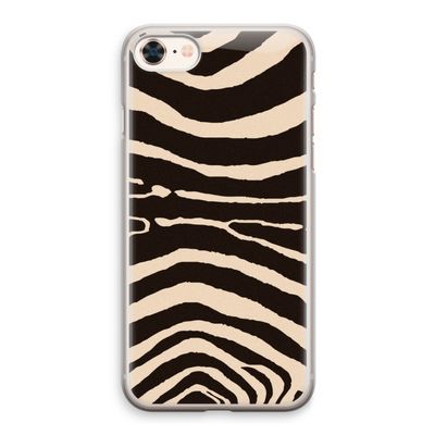 Arizona Zebra: iPhone 8 Transparant Hoesje