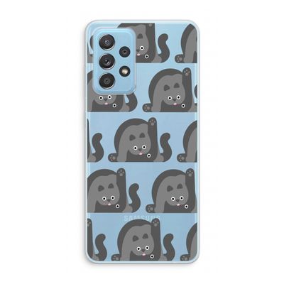 Cats: Samsung Galaxy A73 Transparant Hoesje