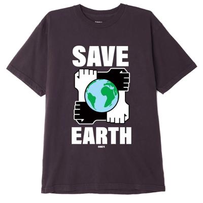 Obey Save The Earth Casual T-shirt Heren S