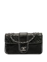 CHANEL Pre-Owned sac porté épaule matelassé à bride en chaine - Noir - thumbnail