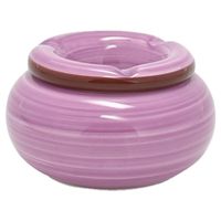 Dolomite keramiek storm asbak - lila - 13,5 x 7 cm