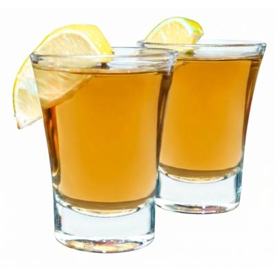 Shotglazen - 6x stuks - transparant - glas - 40ml - borrelglazen