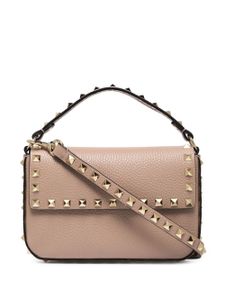 Valentino Garavani mini sac Rockstud à anse dessus - Tons neutres