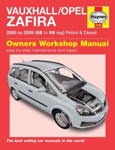 Haynes Werkplaatshandboek Vauxhall/Opel Zafira benzine & diesel (2005-2009) 4792