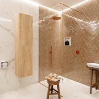 Mondiaz Vica Beam kolomkast 160 cm 2 deuren Washed oak (Washed oak)