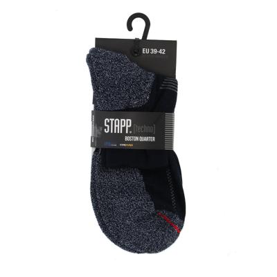 Stapp Techno Boston All Season Quarter Sok 27405 | 999 Zwart | Maat 39 - 8719534266180