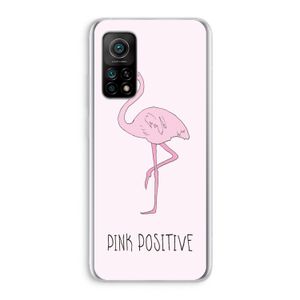 Pink positive: Xiaomi Mi 10T 5G Transparant Hoesje