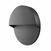 SG Arlon wandlamp zwart rond 10W 790 lumen 2700K dimbaar naar beneden stralend