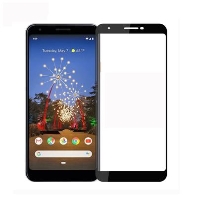 PINWUYO 9u 2.5 D volledig scherm getemperd glas film voor Google pixel 3a (zwart)