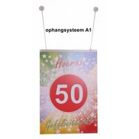 Ophangsysteem voor A1 poster - Feestdecoratievoorwerp