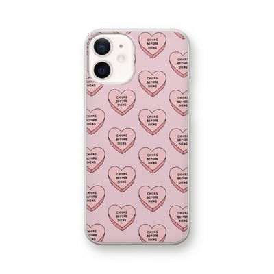 Chicks before dicks: iPhone 12 Transparant Hoesje