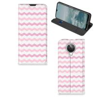 Nokia G10 | G20 | Hoesje met Magneet | Waves Roze
