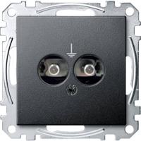 Merten MEG2100-0414 Inzetstuk System M Antraciet 1 stuk(s)