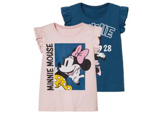 2 peuters T-shirts (122/128, Minnie Mouse)