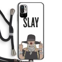 Slay All Day: Xiaomi Redmi Note 10 5G Transparant Hoesje met koord