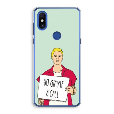 Gimme a call: Xiaomi Mi Mix 3 Transparant Hoesje
