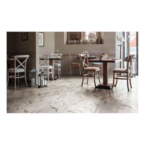 FAP Ceramiche Roma Vloer- en wandtegel | 22x25 cm | Marmerlook | Mat Wit