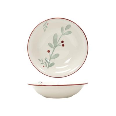 Bord diep &apos;Berry&apos; rood Ø20,5cm