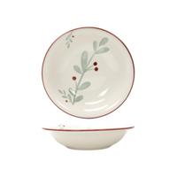 Bord diep &apos;Berry&apos; rood Ø20,5cm