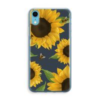 Sunflower and bees: iPhone XR Transparant Hoesje