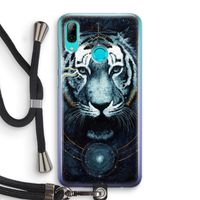 Darkness Tiger: Huawei P Smart (2019) Transparant Hoesje met koord