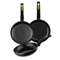 Pannenset Monix TP-8435092423253_240019_Vendor Groen Aluminium Bakeliet 26 cm 3 Onderdelen