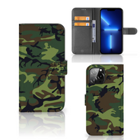 iPhone 13 Pro Max Telefoon Hoesje Army Dark - thumbnail